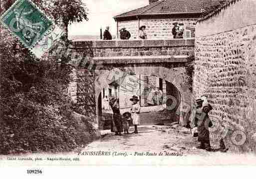 Ville de PANISSIERES, carte postale ancienne