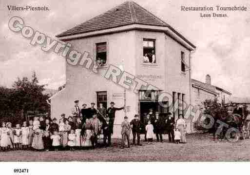 Ville de PLESNOIS, carte postale ancienne