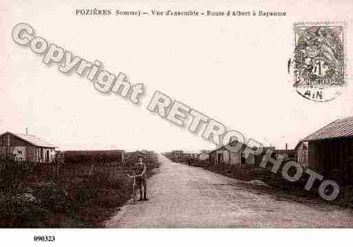 Ville de POZIERES, carte postale ancienne