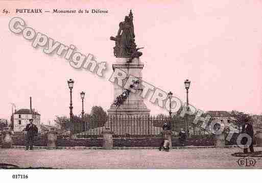 Ville de PUTEAUX, carte postale ancienne