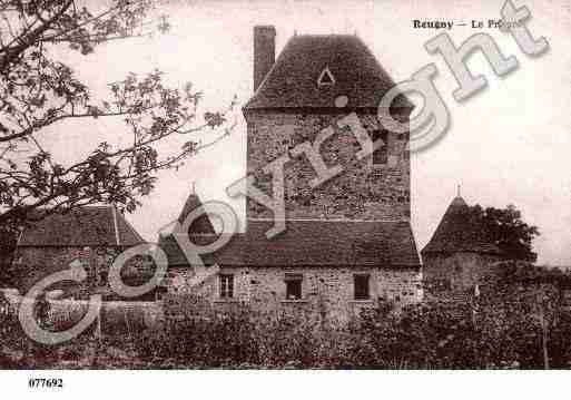 Ville de REUGNY, carte postale ancienne