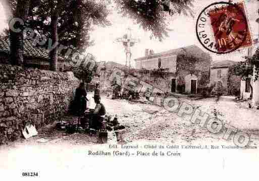 Ville de RODILHAN, carte postale ancienne