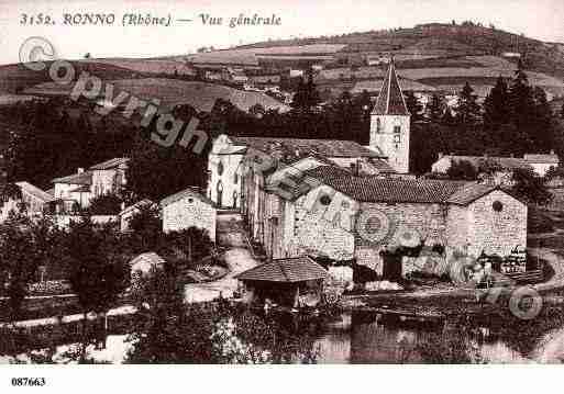 Ville de RONNO, carte postale ancienne