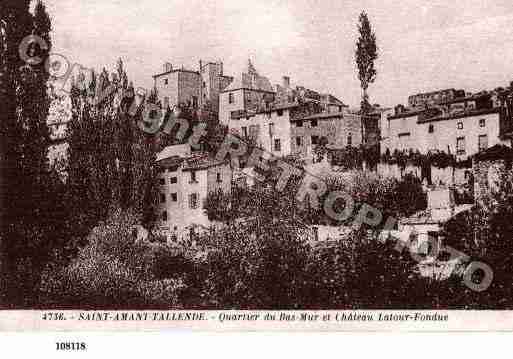 Ville de SAINTAMANTTALLENDE, carte postale ancienne