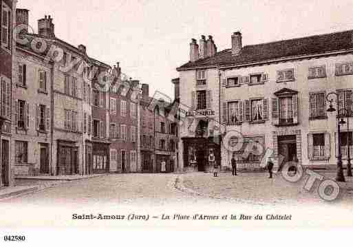 Ville de SAINTAMOUR, carte postale ancienne