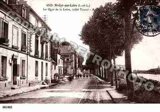 Ville de SAINTCYRSURLOIRE, carte postale ancienne