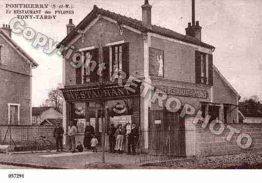 Ville de SAINTFARGEAUPONTHIERRY, carte postale ancienne