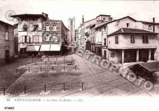 Ville de SAINTGALMIER, carte postale ancienne