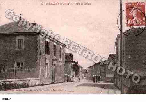 Ville de SAINTHILAIRELEGRAND, carte postale ancienne