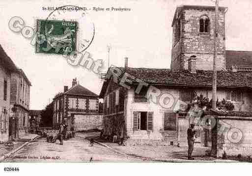 Ville de SAINTHILAIRELEGRAND, carte postale ancienne