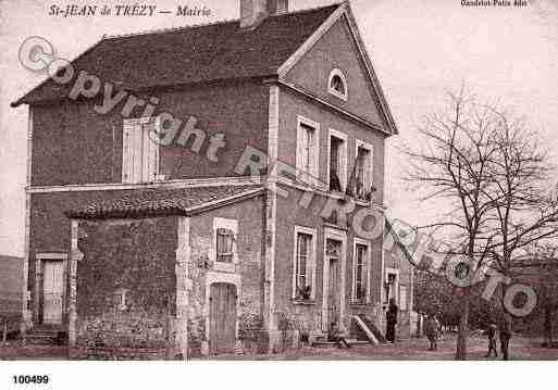 Ville de SAINTJEANDETREZY, carte postale ancienne