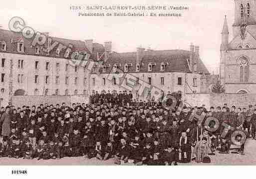 Ville de SAINTLAURENTSURSEVRE, carte postale ancienne