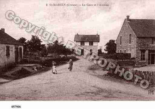 Ville de SAINTMARIEN, carte postale ancienne