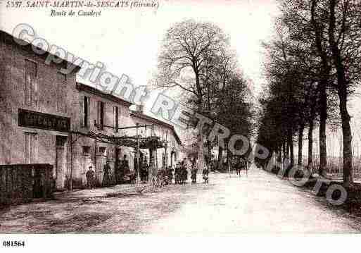 Ville de SAINTMARTINDESESCAS, carte postale ancienne