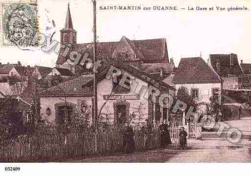 Ville de SAINTMARTINSUROUANNE, carte postale ancienne