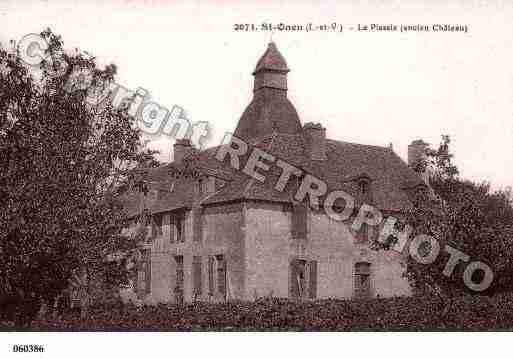 Ville de SAINTONENLACHAPELLE, carte postale ancienne