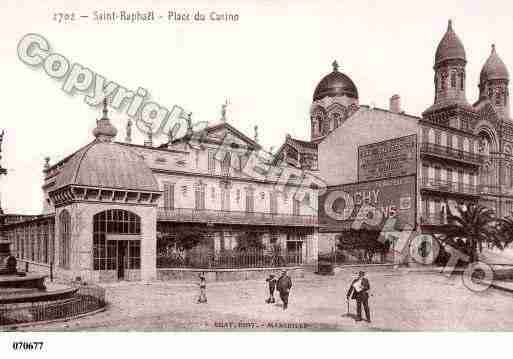 Ville de SAINTRAPHAEL, carte postale ancienne