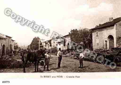 Ville de SAINTREMYAUXBOIS, carte postale ancienne