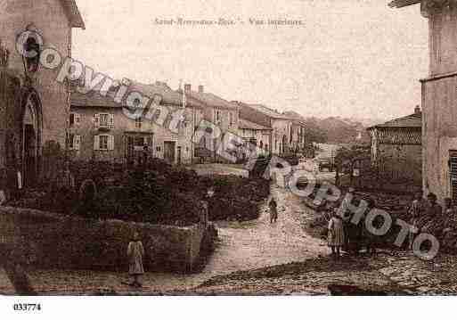 Ville de SAINTREMYAUXBOIS, carte postale ancienne