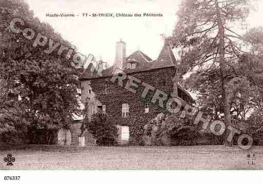 Ville de SAINTYRIEIXLAPERCHE, carte postale ancienne