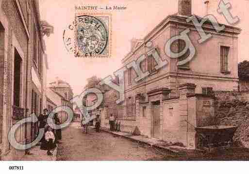 Ville de SAINTRYSURSEINE, carte postale ancienne