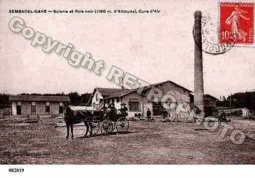 Ville de SEMBADEL, carte postale ancienne