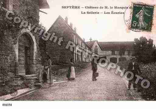 Ville de SEPTEME, carte postale ancienne