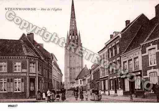 Ville de STEENVOORDE, carte postale ancienne