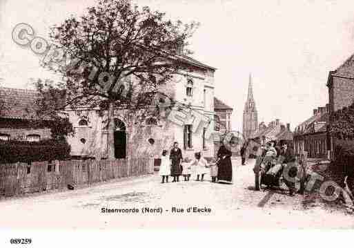 Ville de STEENVOORDE, carte postale ancienne