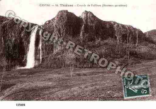 Ville de THIEZAC, carte postale ancienne