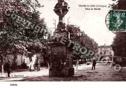 Ville de TOCANESAINTAPRE, carte postale ancienne