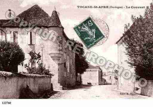 Ville de TOCANESAINTAPRE, carte postale ancienne