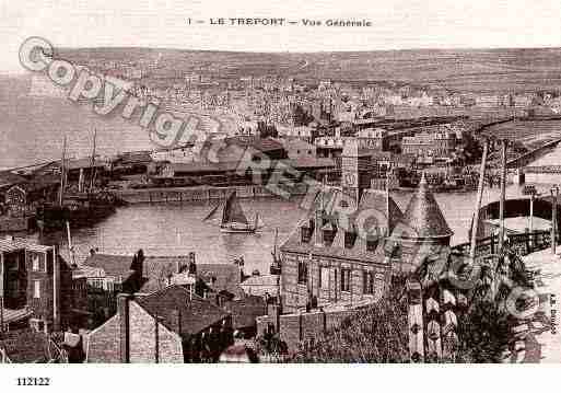 Ville de TREPORT(LE), carte postale ancienne