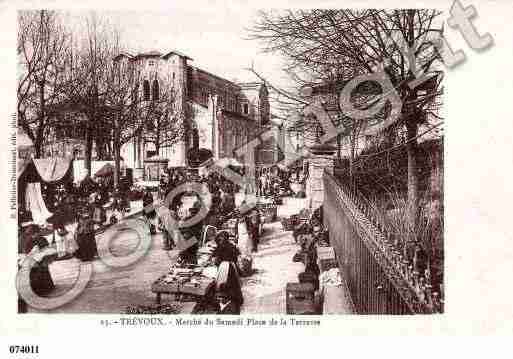 Ville de TREVOUX, carte postale ancienne