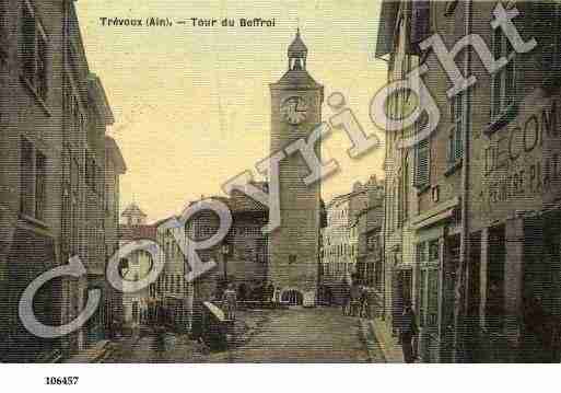 Ville de TREVOUX, carte postale ancienne