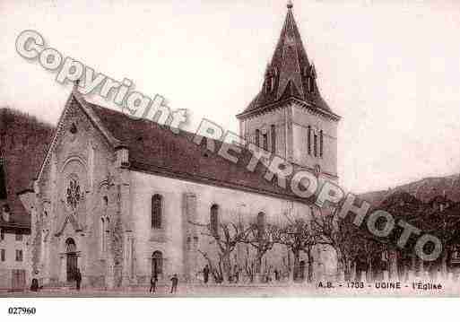 Ville de UGINE, carte postale ancienne