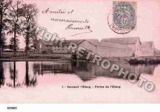 Ville de VERNEUILL\'ETANG, carte postale ancienne