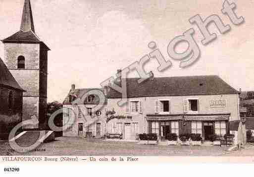 Ville de VILLAPOURCON, carte postale ancienne