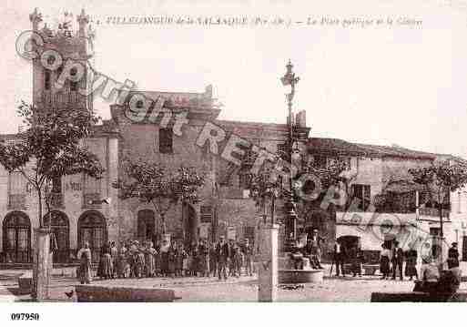 Ville de VILLELONGUEDELASALANQUE, carte postale ancienne