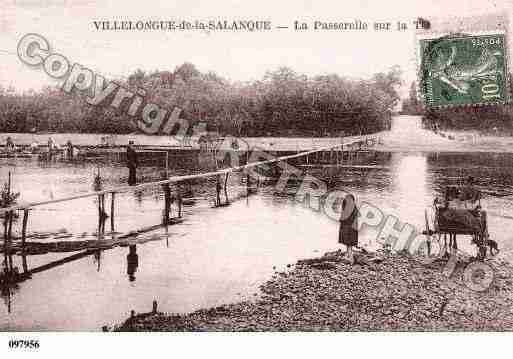 Ville de VILLELONGUEDELASALANQUE, carte postale ancienne