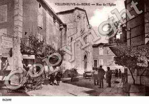 Ville de VILLENEUVEDEBERG, carte postale ancienne