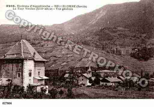 Ville de AIGUEBLANCHE, carte postale ancienne