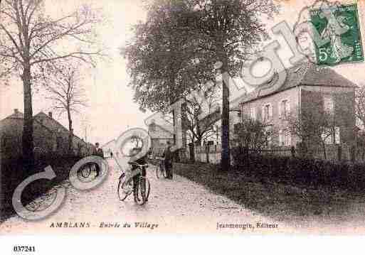 Ville de AMBLANSETVELOTTE, carte postale ancienne