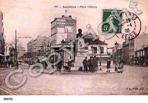 Ville de ASNIERESSURSEINE, carte postale ancienne