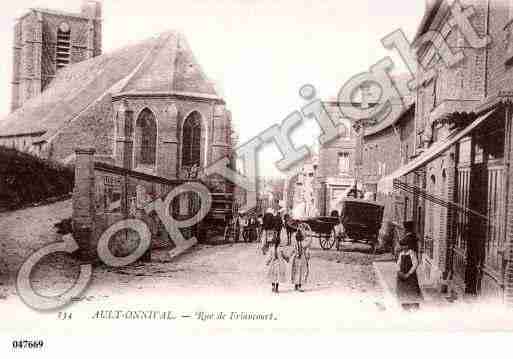 Ville de AULT, carte postale ancienne