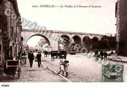 Ville de AURILLAC, carte postale ancienne