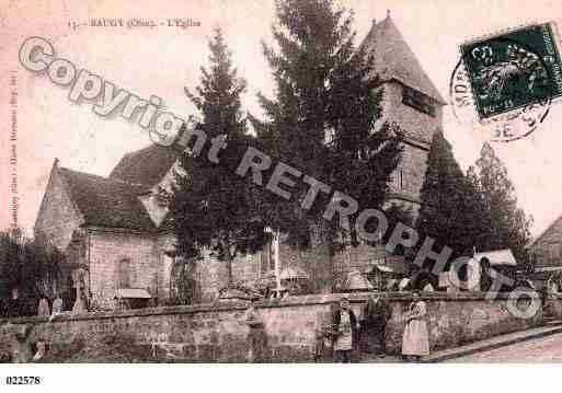 Ville de BAUGY, carte postale ancienne