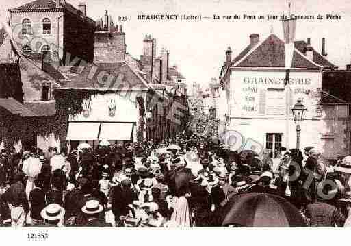 Ville de BEAUGENCY, carte postale ancienne