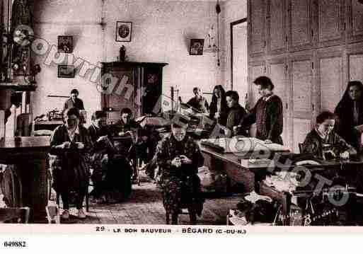 Ville de BEGARD, carte postale ancienne Ville de BEGARD, carte postale ancienne