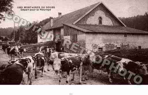 Ville de BESANCON, carte postale ancienne